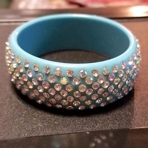 Blue funky bracelet